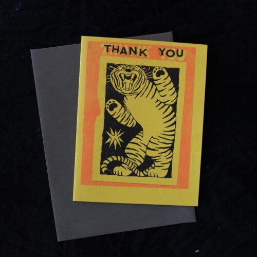 Thank You Tiger Card