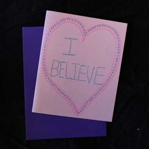 I Believe Card