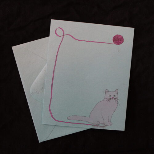 Blue Cat Stationary 5 Pack