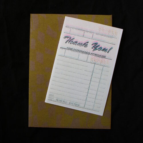 Little Thank You Receipt [Blank Card]