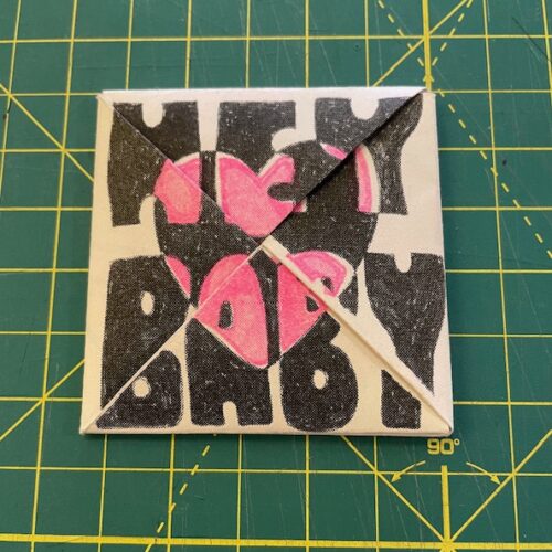 Victorian Puzzle Purse Valentine