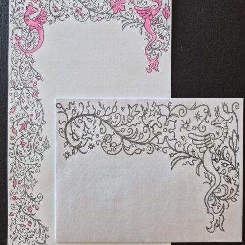 Love Dragons Stationery